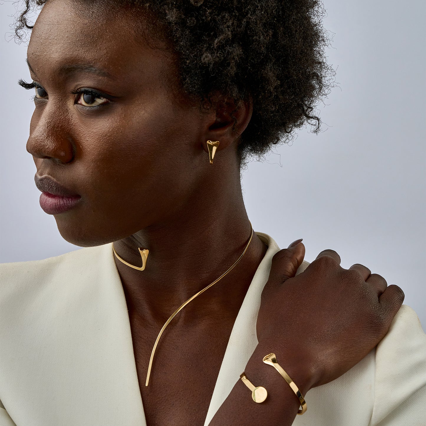 The Cobra Stud Earring