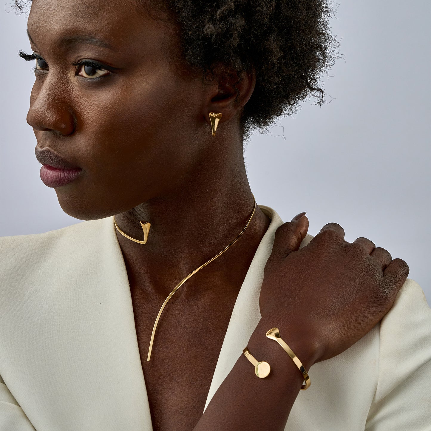 The Cobra Stud Earring