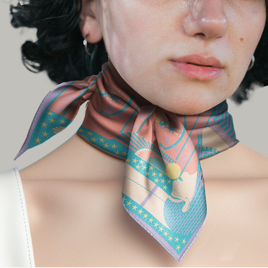 Nut Silk Scarf