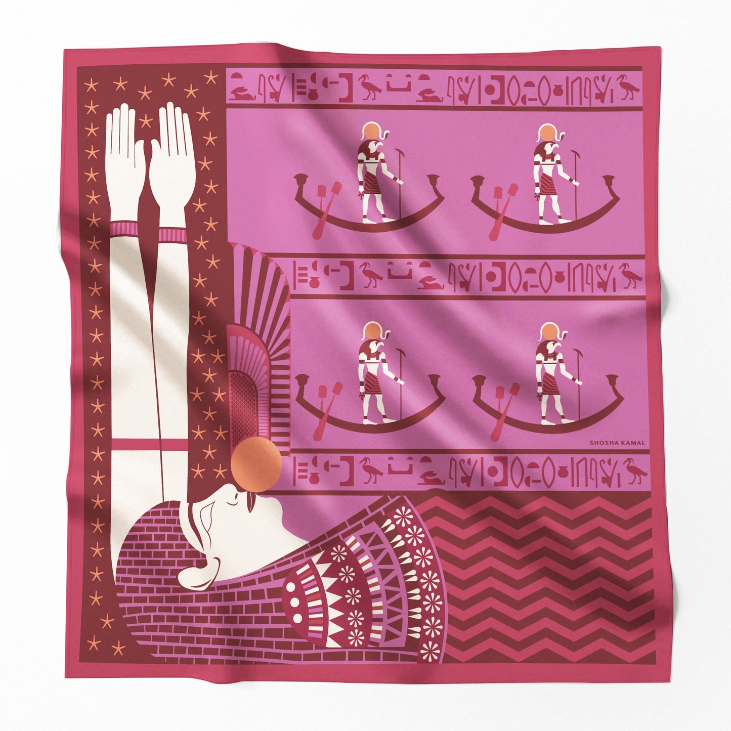 Nut 50% Silk Scarf
