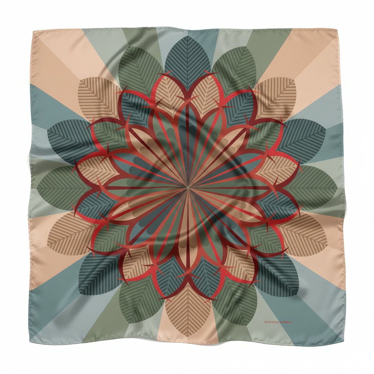 Lotus Pocket Square