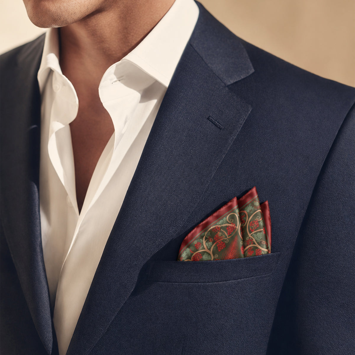 Grapes Pocket Square