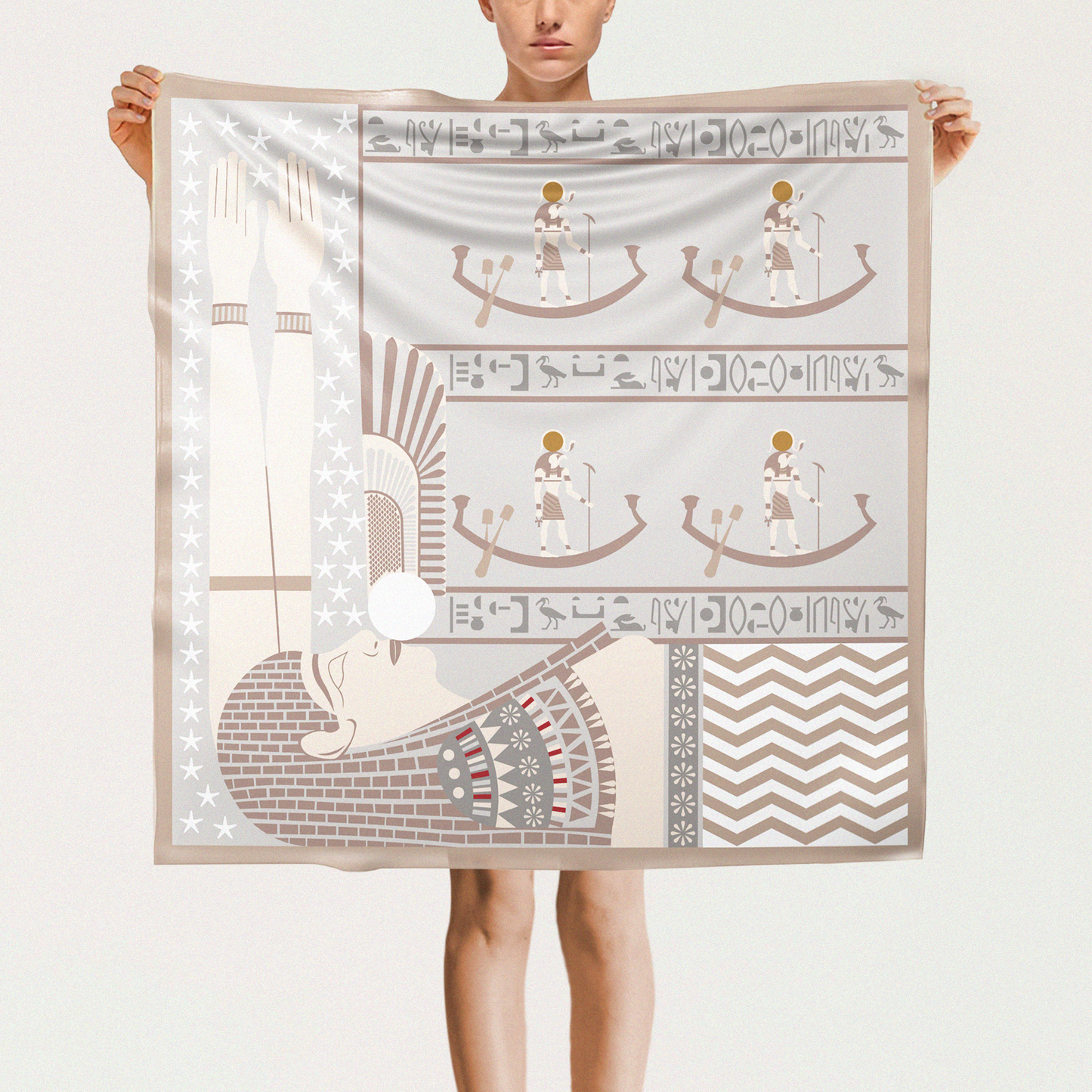 Nut Silk Scarf