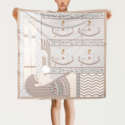 Nut Silk Scarf