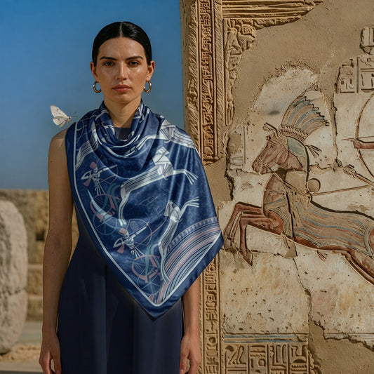 Qadesh 100% Silk Scarf