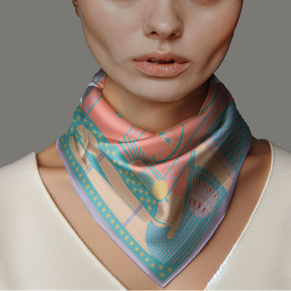 Nut Silk Scarf