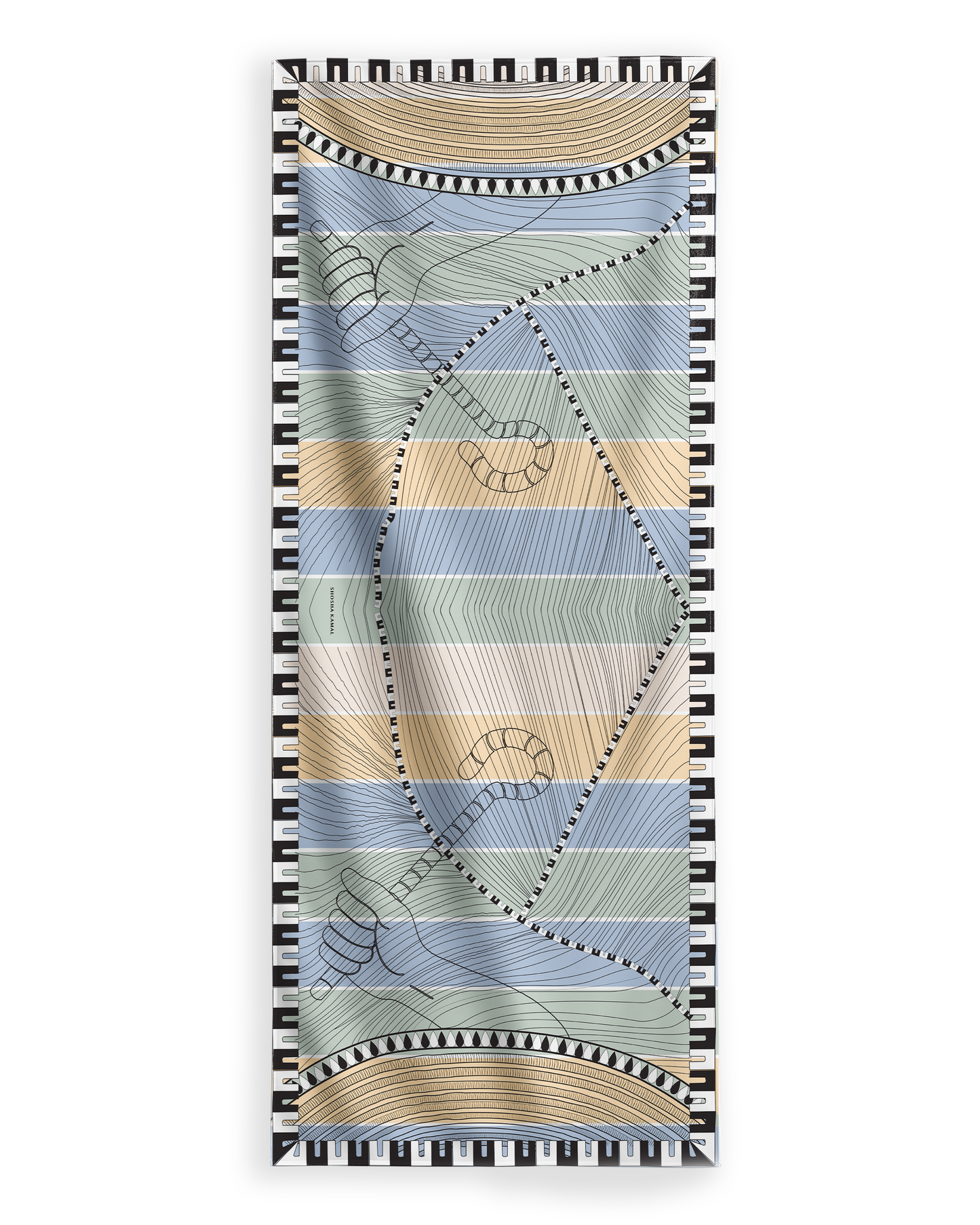 Turin Silk Scarf