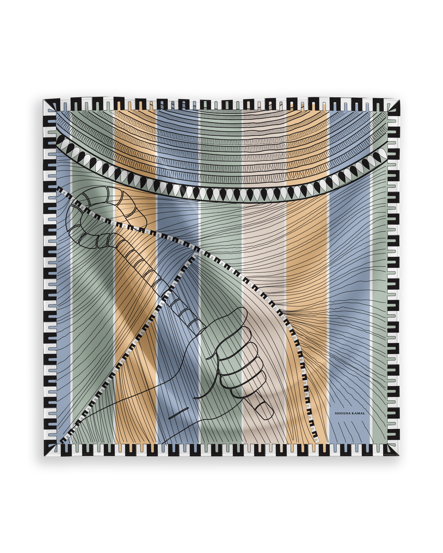 Turin Silk Scarf